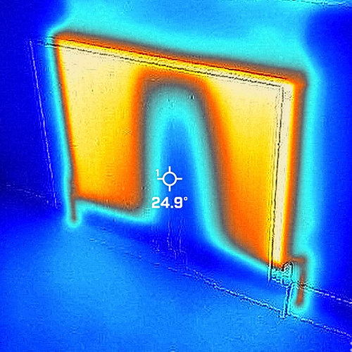 Exclusive Trades use thermal imaging technology to help us diagnose problems with your heating system.