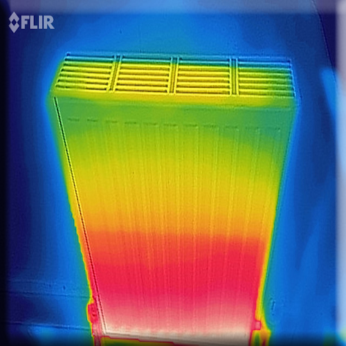 Exclusive Trades use thermal imaging technology to help us diagnose problems with your heating system.